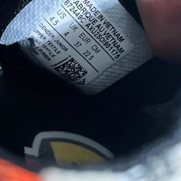 Converse All Star Chuck Taylor Youth Kids Size 4.5 Shoes White Colorful Sneakers - Picture 9 of 13